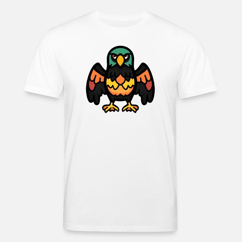 Adler Halloween Comic Lustig - Stanley/Stella Unisex Bio-T-Shirt CREATOR  - Weiß