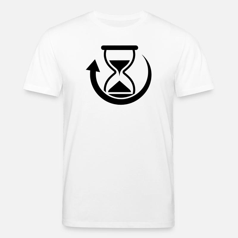 Graphiques de rotation temporelle - T-shirt bio CREATOR Stanley/Stella Unisexe - blanc