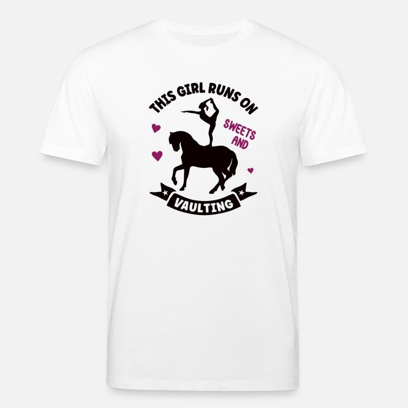 Vaulting Horses Volti Equestrian Vaulting - Stanley/Stella CREATOR Unisex Organic T-Shirt - white