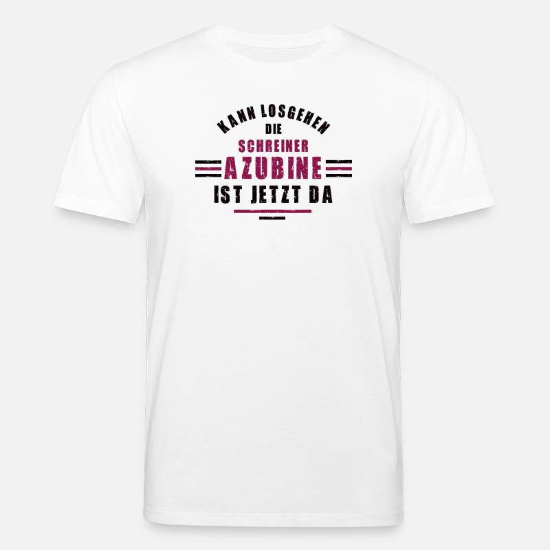 Trainee carpenter apprenticeship carpenter training - Stanley/Stella CREATOR Unisex Organic T-Shirt - white