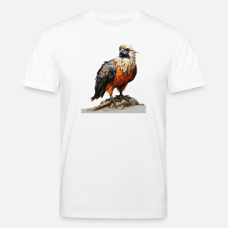 Farbenreicher Adler sitzend - Stanley/Stella Unisex Bio-T-Shirt CREATOR  - Weiß
