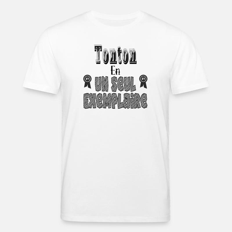 Tonton in einem Exemplar - Stanley/Stella Unisex Bio-T-Shirt CREATOR  - Weiß