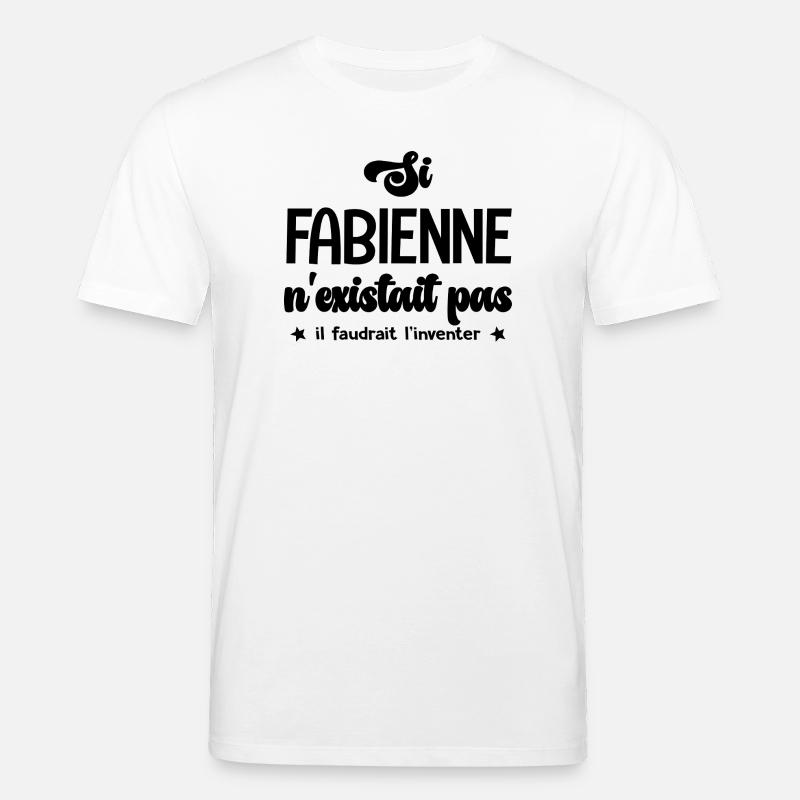 Fabienne personalized Fabienne gift. - Stanley/Stella CREATOR Unisex Organic T-Shirt - white