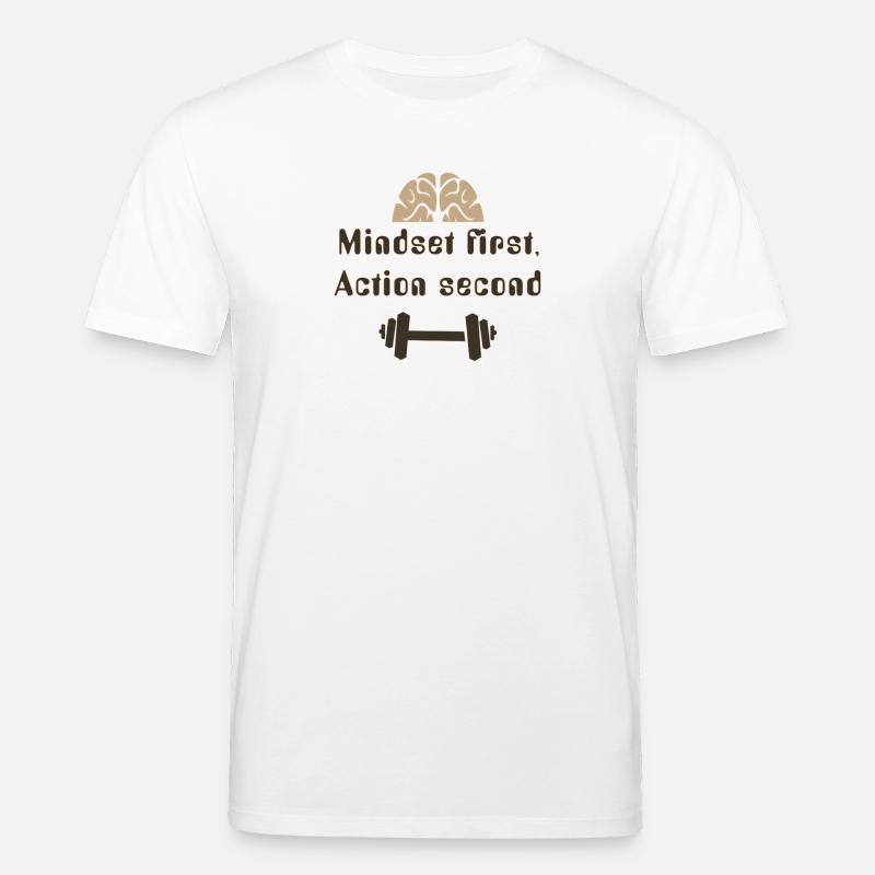 MIndsetFirstActionSecond_20250924 - Stanley/Stella CREATOR Unisex Organic T-Shirt - white