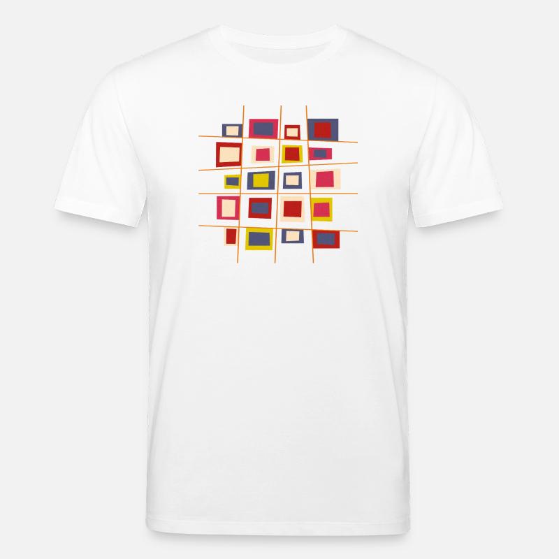 Patchwork-Design von Cean - Stanley/Stella Unisex Bio-T-Shirt CREATOR  - Weiß