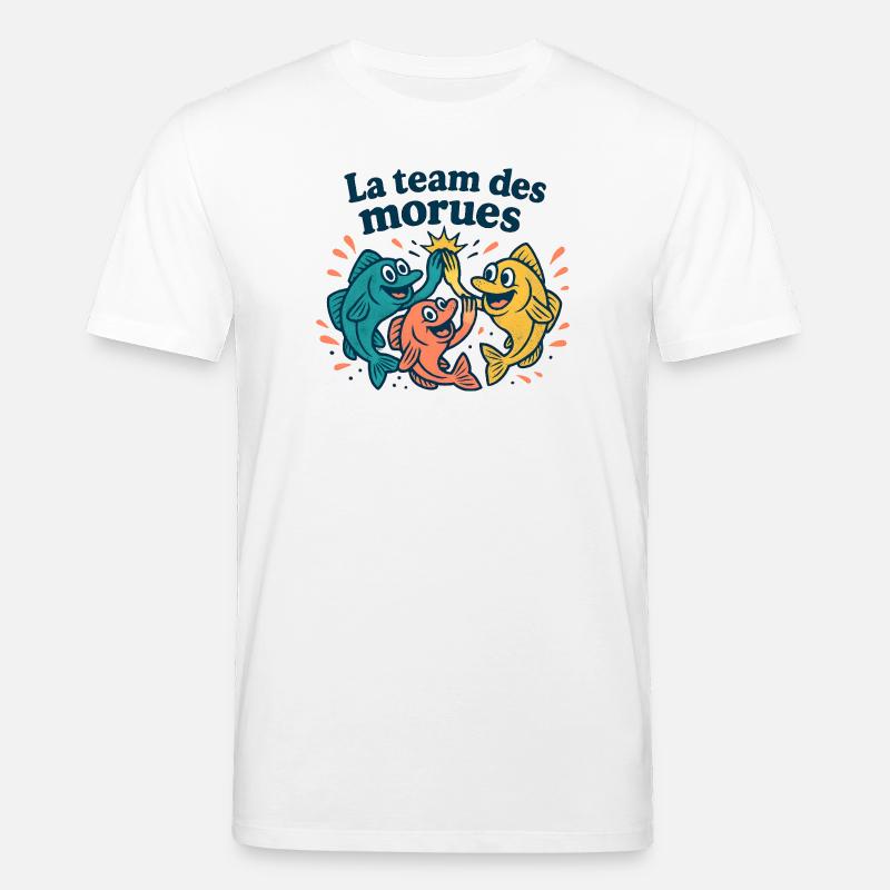 Coloured Cod Team - Stanley/Stella CREATOR Unisex Organic T-Shirt - white
