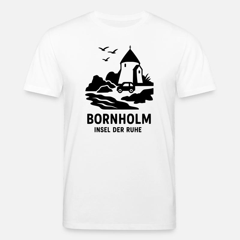 Bornholm Insel der Ruhe Dänemark - Stanley/Stella Unisex Bio-T-Shirt CREATOR  - Weiß
