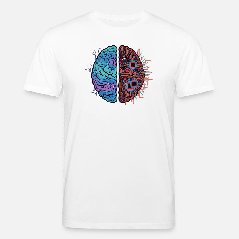 Robotic brain Technology Robotic - Stanley/Stella CREATOR Unisex Organic T-Shirt - white