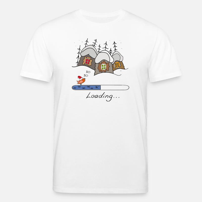 Weihnachtszeit Loading - Stanley/Stella Unisex Bio-T-Shirt CREATOR  - Weiß