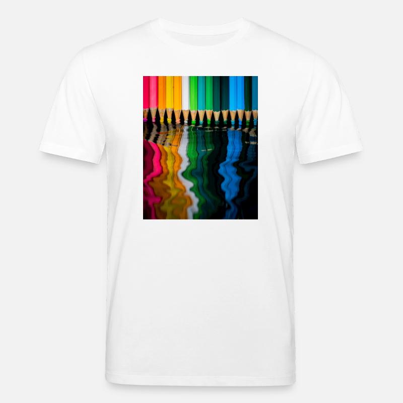 Lignes directrices, esprits réfléchis - T-shirt bio CREATOR Stanley/Stella Unisexe - blanc