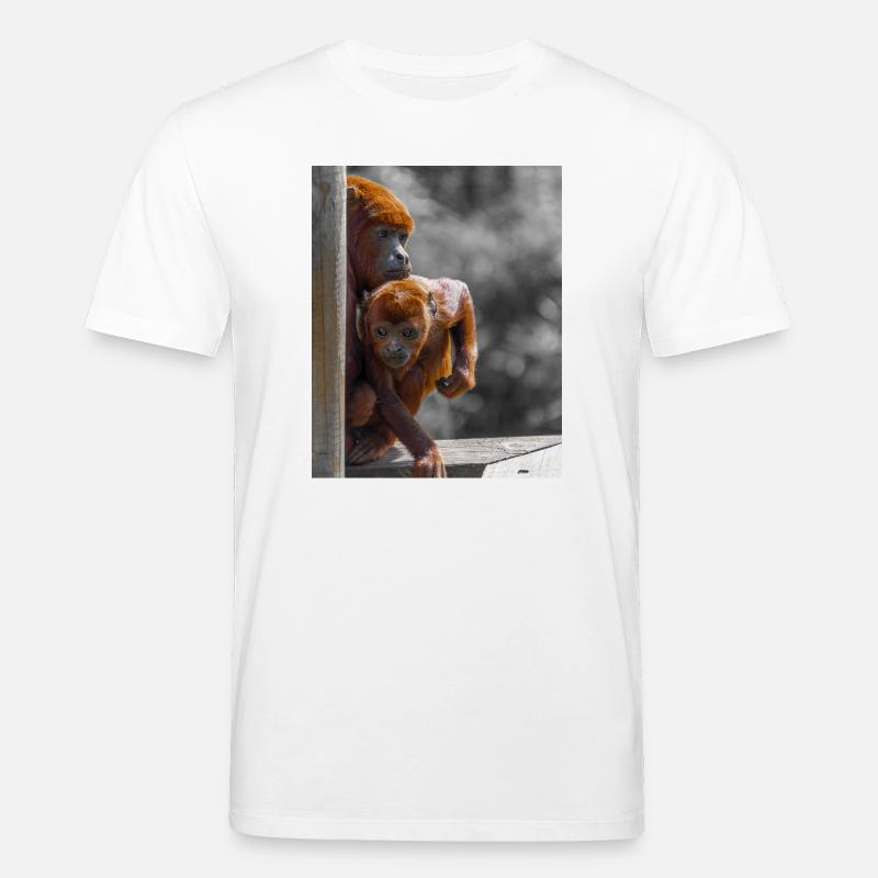 Brüllaffen - Stanley/Stella Unisex Bio-T-Shirt CREATOR  - Weiß