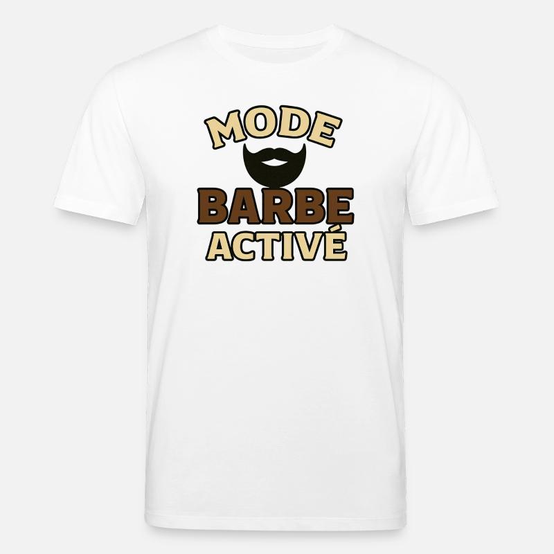 Mode Barbe Active - T-shirt bio CREATOR Stanley/Stella Unisexe - blanc