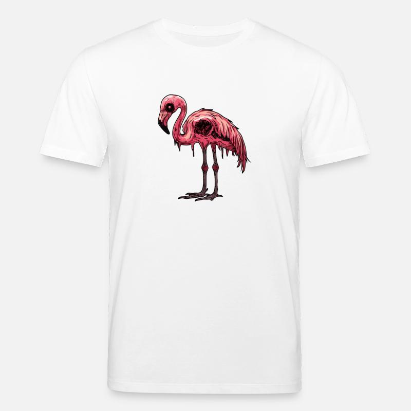 Flamingo Halloween Comic Lustig - Stanley/Stella Unisex Bio-T-Shirt CREATOR  - Weiß