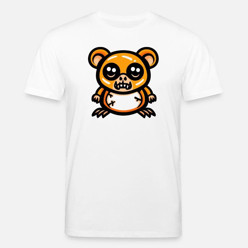 Hamster Halloween Comic Lustig - Stanley/Stella Unisex Bio-T-Shirt CREATOR  - Weiß