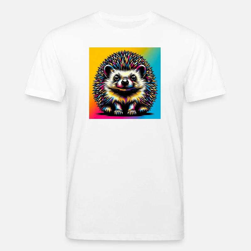 hérisson - T-shirt bio CREATOR Stanley/Stella Unisexe - blanc