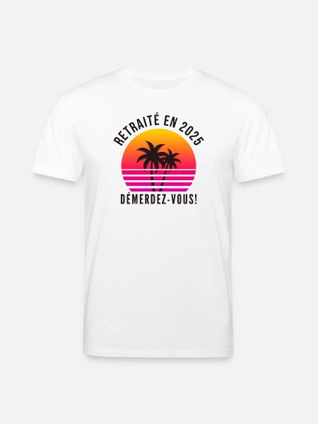 Retired in 2025, Humour retires - Stanley/Stella CREATOR Unisex Organic T-Shirt - white