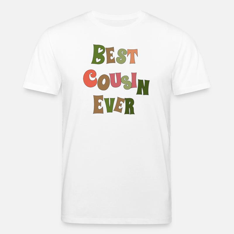 Meilleur cousin de tous les temps - T-shirt bio CREATOR Stanley/Stella Unisexe - blanc