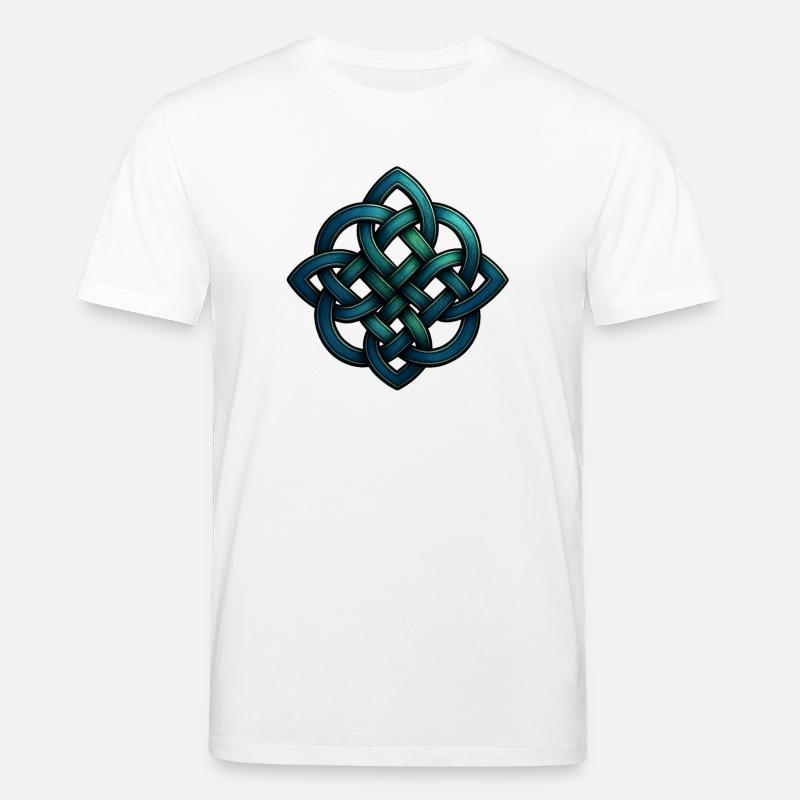Nœud celtique - T-shirt bio CREATOR Stanley/Stella Unisexe - blanc