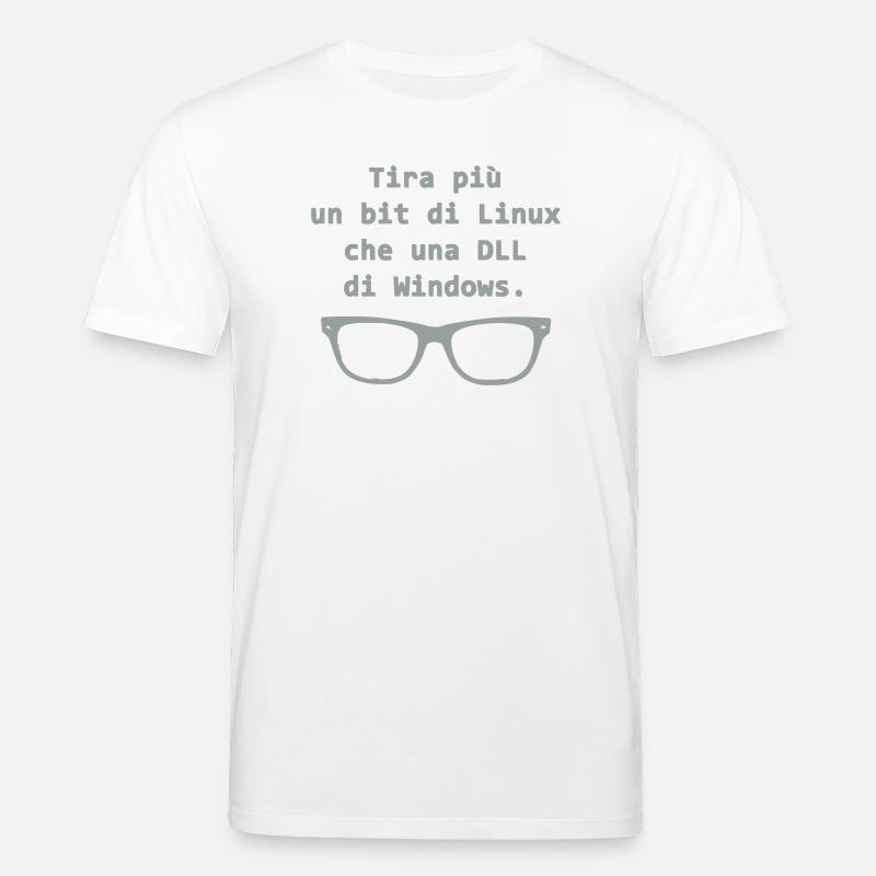 Linux - T-shirt bio CREATOR Stanley/Stella Unisexe - blanc