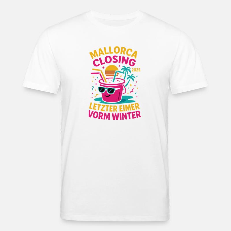 Mallorca Closing 2025 Letzter Eimer - Stanley/Stella Unisex Bio-T-Shirt CREATOR  - Weiß
