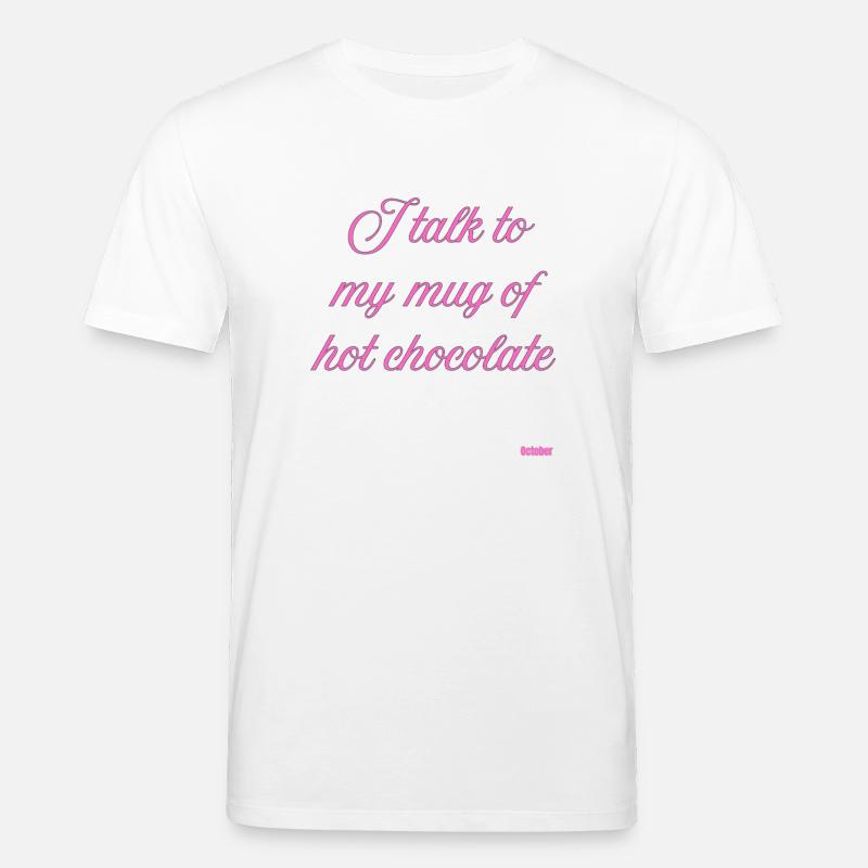 Tasse de chocolat chaud - T-shirt bio CREATOR Stanley/Stella Unisexe - blanc