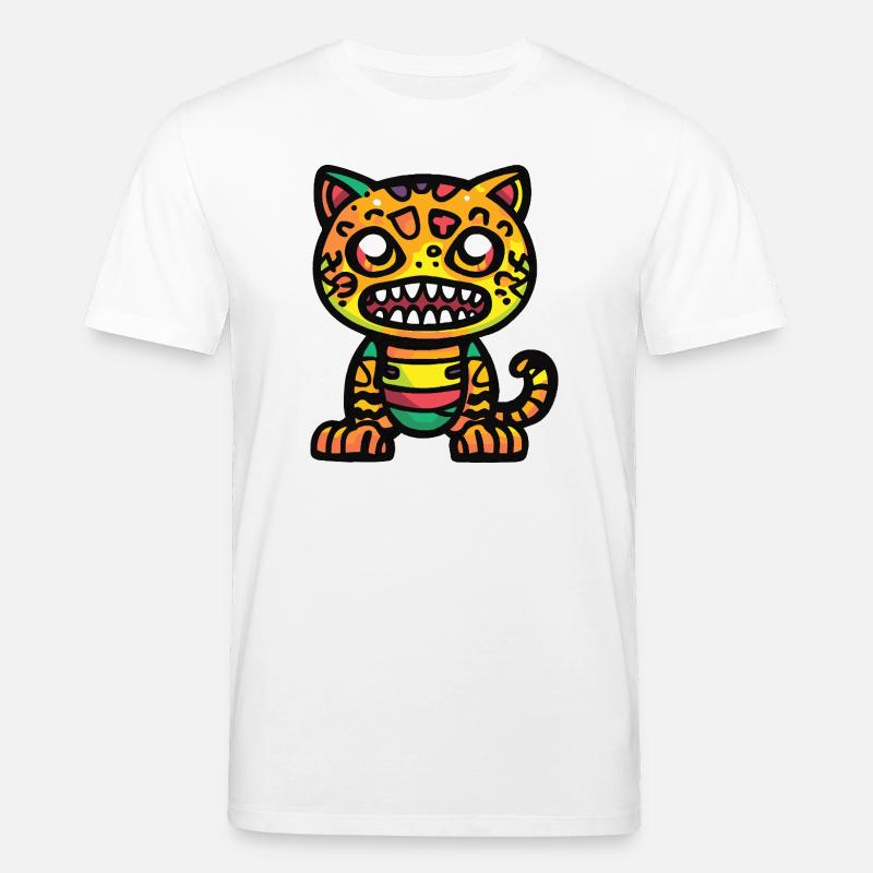 Leopard Halloween Zombie - Stanley/Stella Unisex Bio-T-Shirt CREATOR  - Weiß