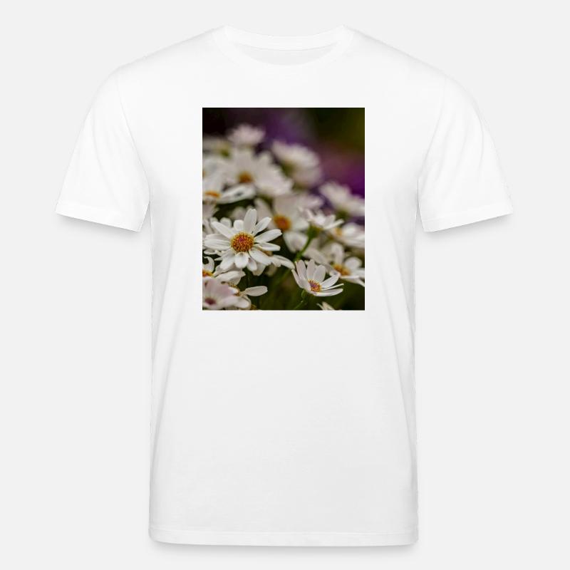 Gänseblümchen Blumen - Stanley/Stella Unisex Bio-T-Shirt CREATOR  - Weiß