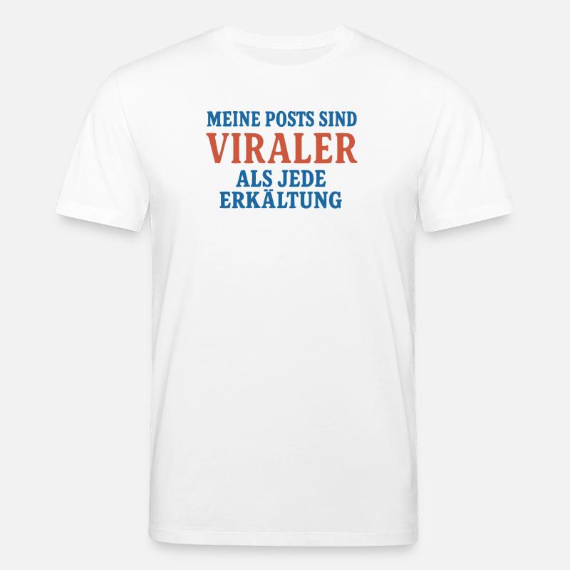 Virale Posts - Stanley/Stella Unisex Bio-T-Shirt CREATOR  - Weiß