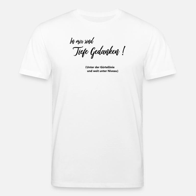 deep thoughts - Stanley/Stella CREATOR Unisex Organic T-Shirt - white