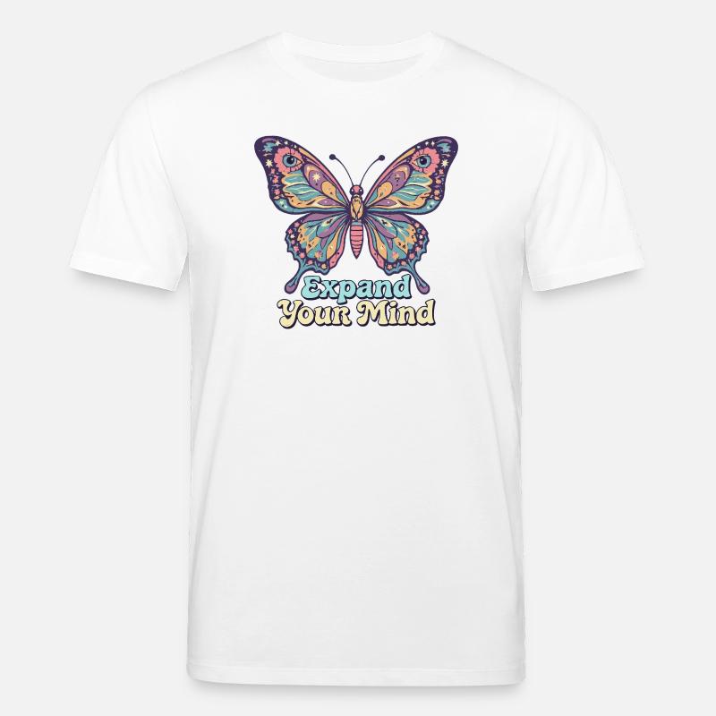 Psychedelisch Retro – Expand Your Mind - Stanley/Stella Unisex Bio-T-Shirt CREATOR  - Weiß