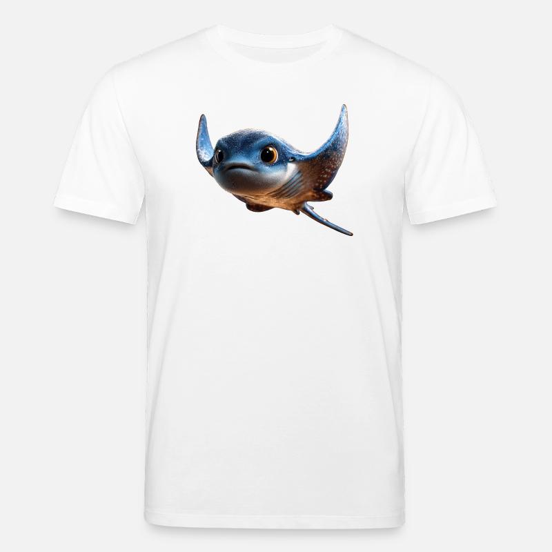 Manta Rochen Teufelsrochen Stachelrochen Taucher - Stanley/Stella Unisex Bio-T-Shirt CREATOR  - Weiß