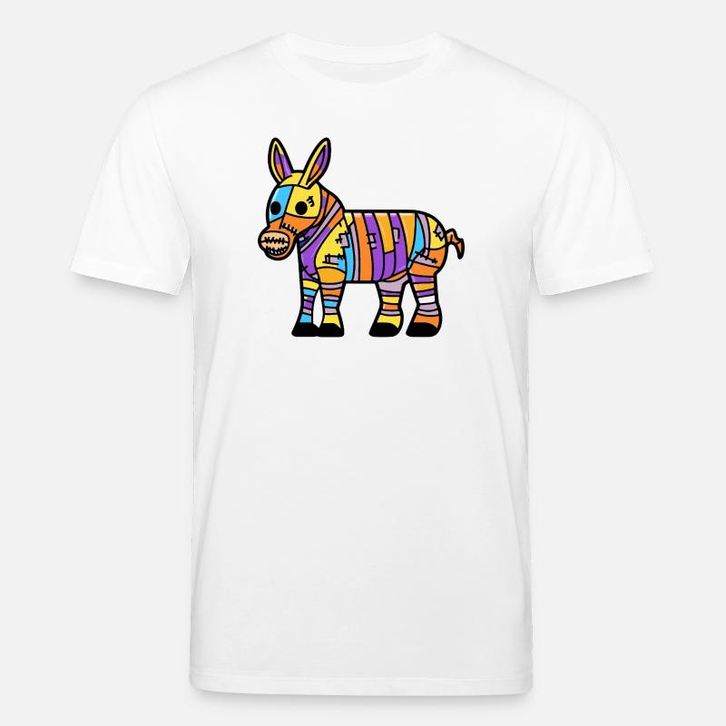 Esel Halloween Zombie - Stanley/Stella Unisex Bio-T-Shirt CREATOR  - Weiß