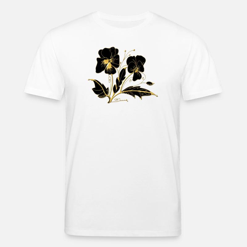 Blumen - Stanley/Stella Unisex Bio-T-Shirt CREATOR  - Weiß
