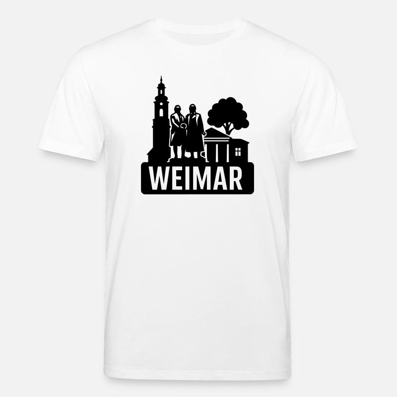 weimar thüringen - Stanley/Stella Unisex Bio-T-Shirt CREATOR  - Weiß