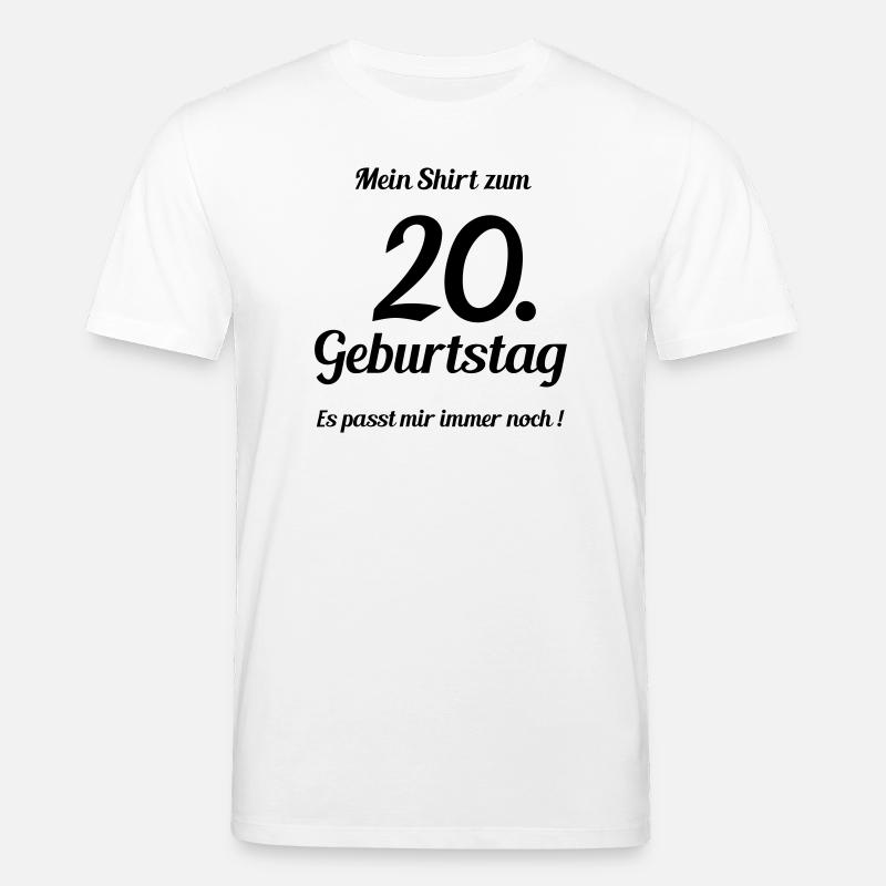 Passt seit 20 - Stanley/Stella Unisex Bio-T-Shirt CREATOR  - Weiß