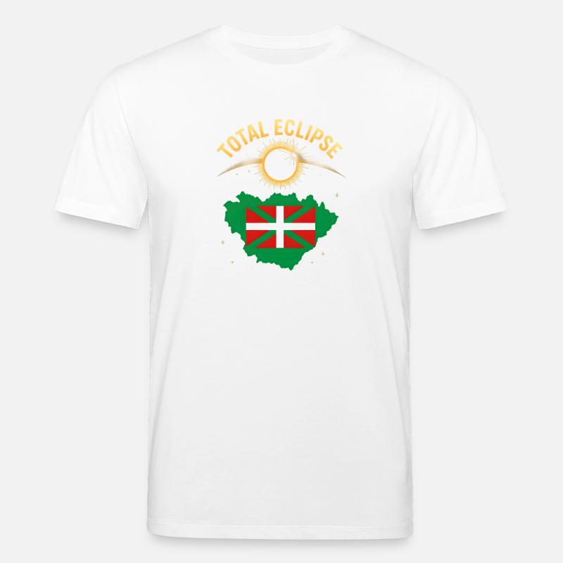 Total Solar Eclipse Bilbao 2026 - Stanley/Stella CREATOR Unisex Organic T-Shirt - white