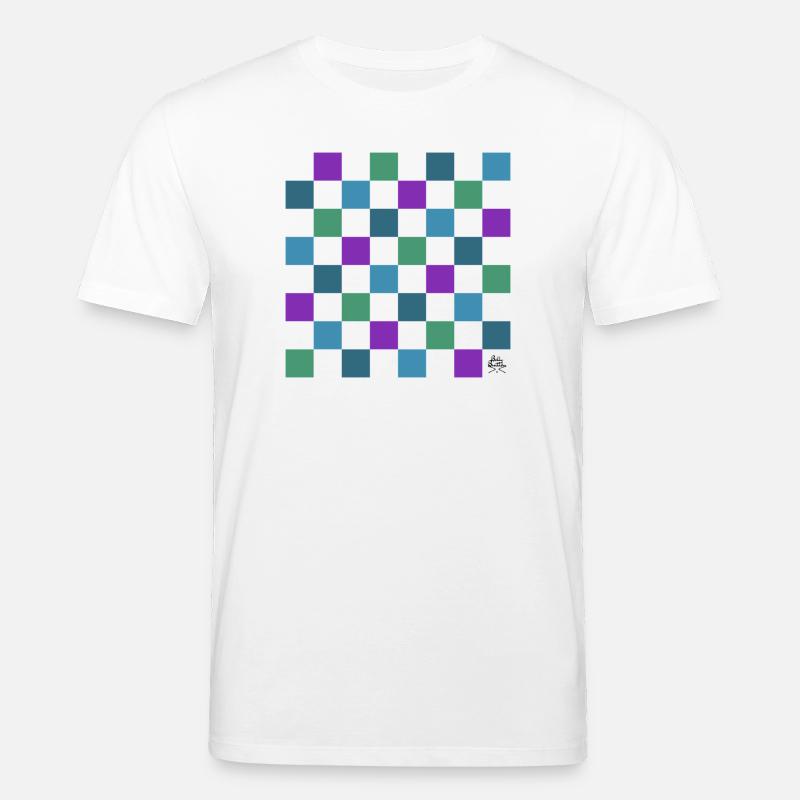 Schachbrett - Design by Belly Buitton - Stanley/Stella Unisex Bio-T-Shirt CREATOR  - Weiß