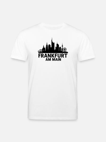 Francfort-sur-le-Main Silhouette - T-shirt bio CREATOR Stanley/Stella Unisexe - blanc