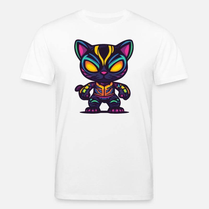 Panther Halloween Zombie - Stanley/Stella Unisex Bio-T-Shirt CREATOR  - Weiß