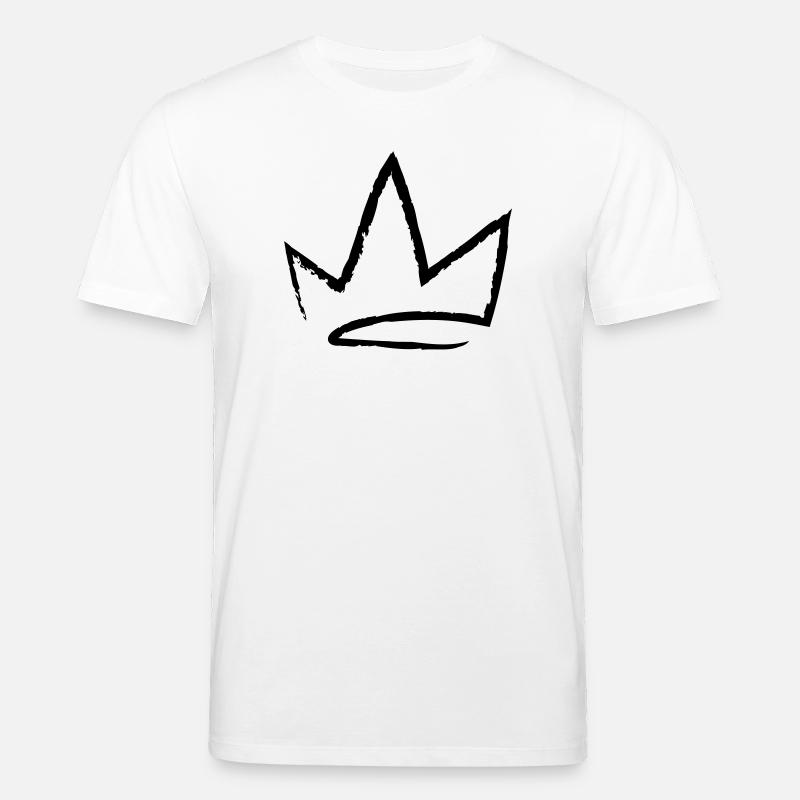 Krone Skizze - Stanley/Stella Unisex Bio-T-Shirt CREATOR  - Weiß