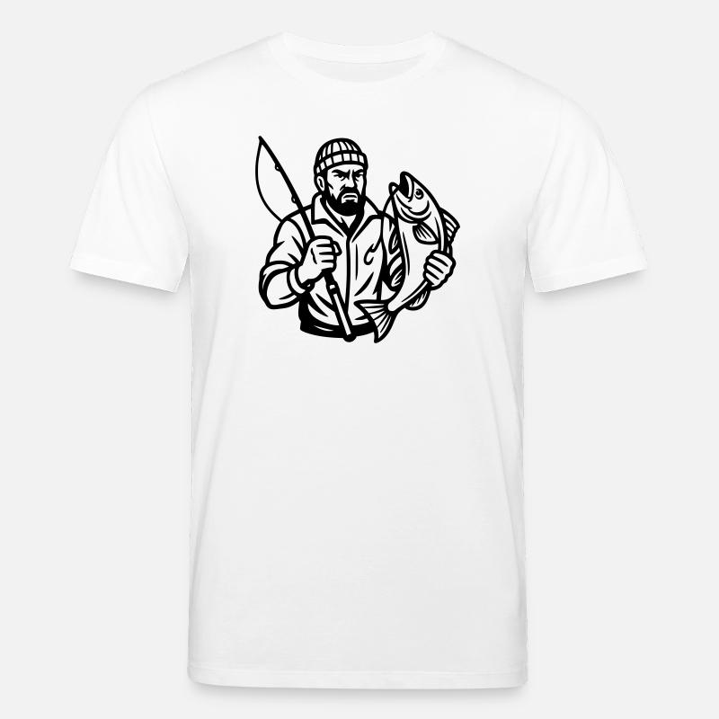 Angler - Stanley/Stella CREATOR Unisex Organic T-Shirt - white