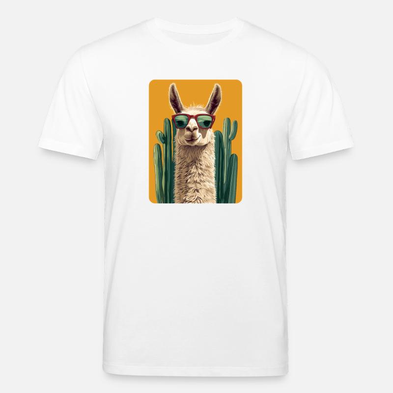 Lama - Stanley/Stella Unisex Bio-T-Shirt CREATOR  - Weiß