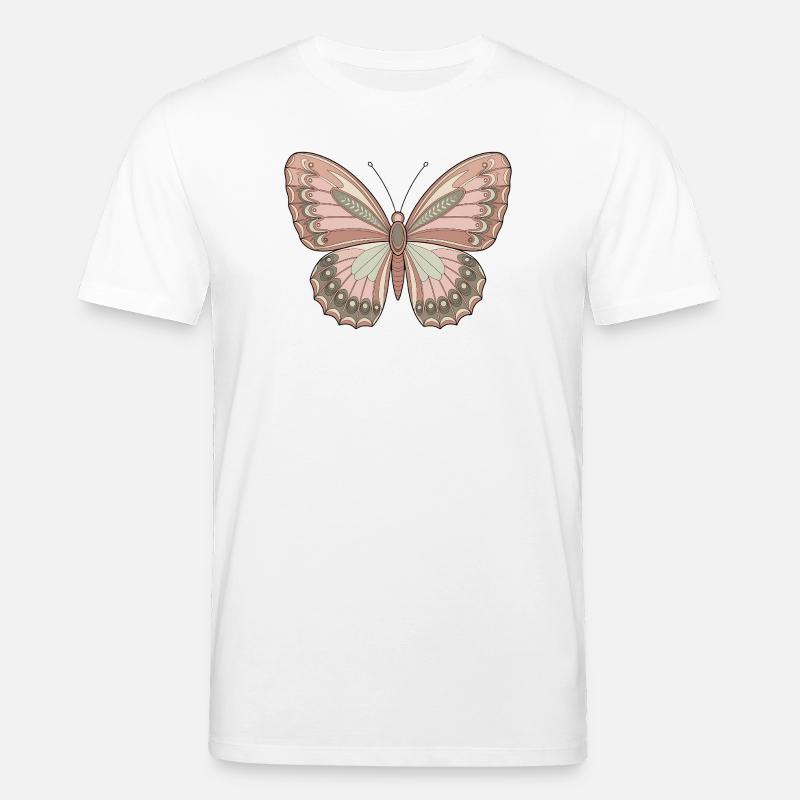Boho Schmetterling - Stanley/Stella Unisex Bio-T-Shirt CREATOR  - Weiß