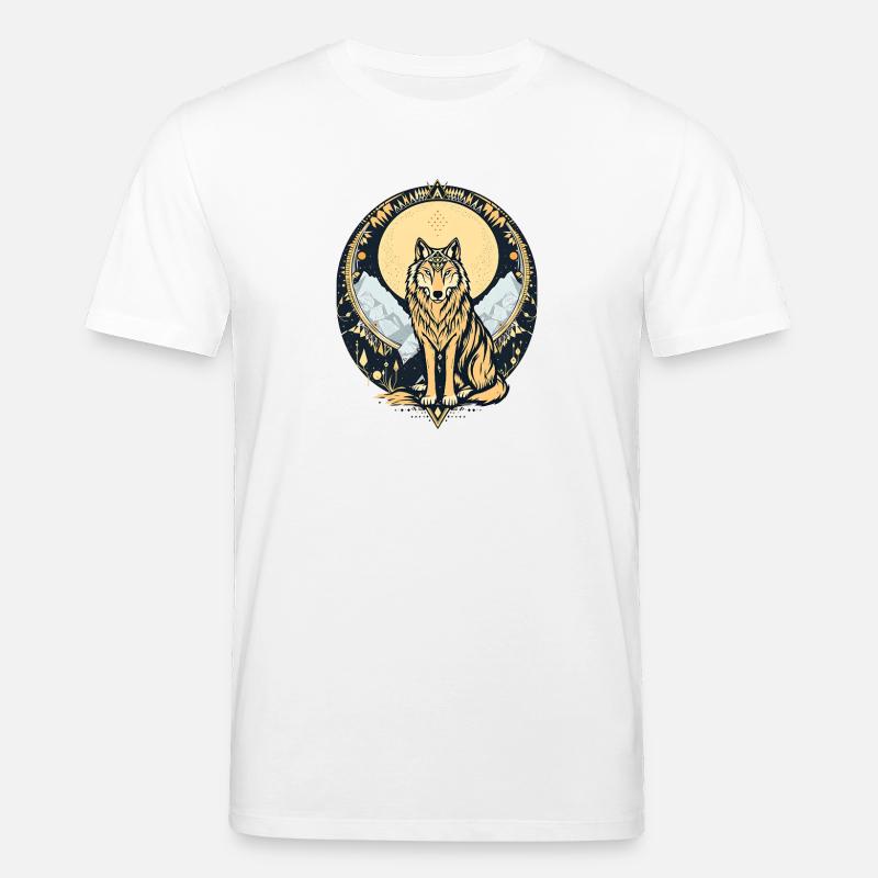 Boho Wolf - Stanley/Stella Unisex Bio-T-Shirt CREATOR  - Weiß