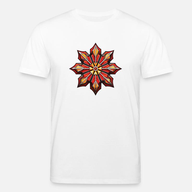Frost Symbol Schnee Stern Winter - Stanley/Stella Unisex Bio-T-Shirt CREATOR  - Weiß
