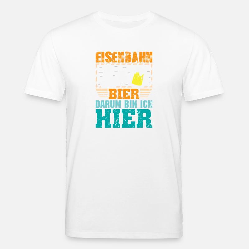 Modellbahn Modelleisenbahn Eisenbahn - Stanley/Stella Unisex Bio-T-Shirt CREATOR  - Weiß