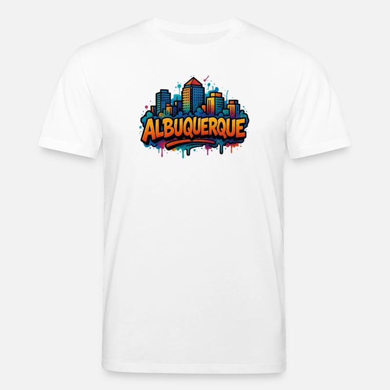 Albuquerque Graffiti Skyline - Stanley/Stella Unisex Bio-T-Shirt CREATOR  - Weiß