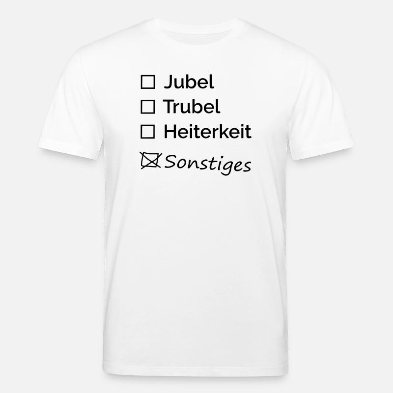 Jubel Trubel Heiterkeit - Stanley/Stella Unisex Bio-T-Shirt CREATOR  - Weiß