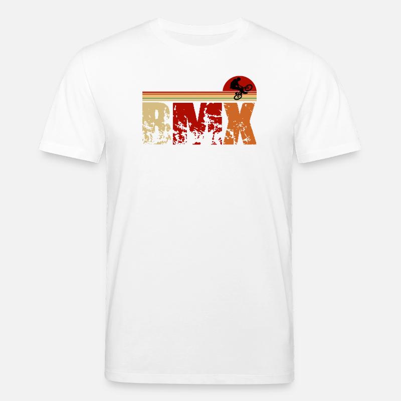 Retro BMX Design – Klassisch & Stylisch - Stanley/Stella Unisex Bio-T-Shirt CREATOR  - Weiß