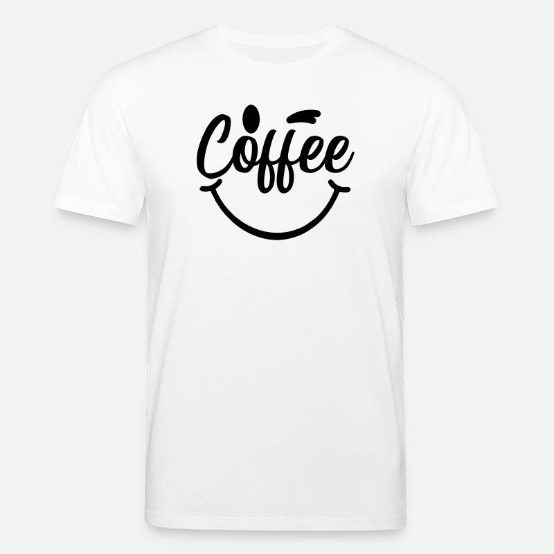 Coffee_Smile - Stanley/Stella Unisex Bio-T-Shirt CREATOR  - Weiß